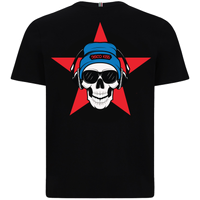 Skull-on-Star Logo T-shirt