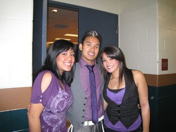 Zac and his dancers from Un1te Dance Co., Joanne and Jana.
