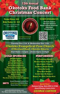 Okotoks Acoustic Christmas Food Bank Benefit Concert
