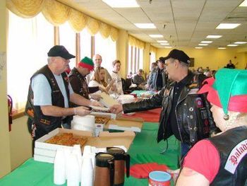 The food line.
