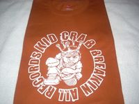 Kid Crab T-Shirt (Breakin' All Records) Texas Orange