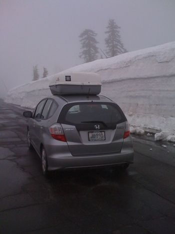 Crater Lake OR - 14 ft snow in May. Avg snowfall for the season? 44 ft

