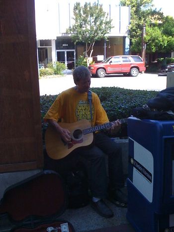 Street musicain in San Francisco. He could play every America song I requested.

