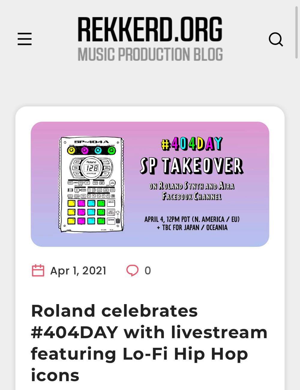 SP404, SP404day, #404DAY, Roland, Lo-Fi Hip Hop, Hip Hop, Dibiase, Dibia$e, Miss Tahloulah May