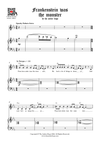 Frankenstein Was The Monster: Sheet Music