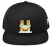 Unanimous Air - PVC Patch SnapBack Black & Gray Hats