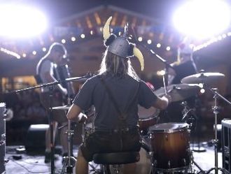 wurstfest, oktoberfest, drums, accordion, lights, polka, new braunfels, texas, party, german, viking, horns, trumpet, lederhosen, party