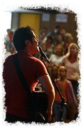 Philip leading worship
