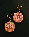 Joe King logo Earrings (pair) - KB019