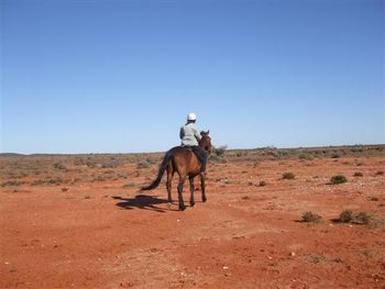 Riding into miles of nothing!
