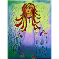Archangel Ariel - 8 x 10 Eco-Art Prints by Paula Gilbert