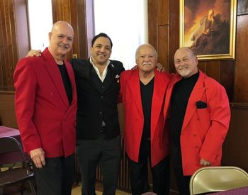 Doo-Wop Legend Vito Balsamo - Vito & The Salutations (L - R: Tito, Andrew, Vito, Kenny)
