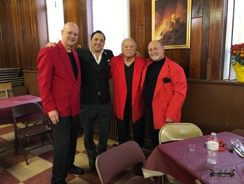 Doo-Wop Legend Vito Balsamo - Vito & The Salutations (L - R: Tito, Andrew, Vito, Kenny)
