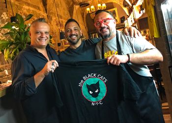 Black Cat Legion - Antonio Romano, Andrew Giordano, & Antonio Esposito - Ristorante Brandolino - Florence, Italy
