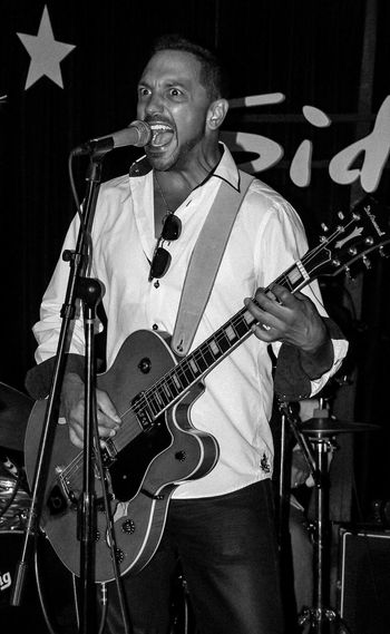 the BLACK CATS NYC Andrew Giordano Live at Sidewalk NYC: Photo by James Adams
