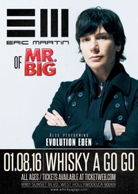 Eric Martin of Mr. Big with special guest Evolution Eden