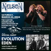 Nelson with special guest Evolution Eden