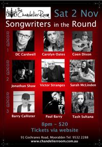 SONGWRITERS IN THE ROUND at The Chandelier Room