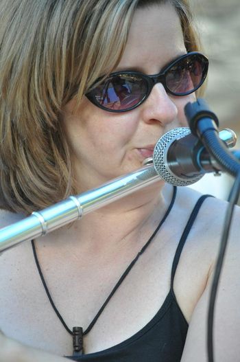 Performing at a 4th of July party - July 2013.
