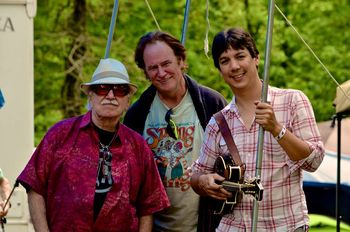 Rusty with Gene Shay and Lewin Barringer at XFEST  - June 2013.
