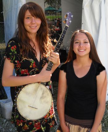 Molly & AJ at Bluegrass for the Greenbelt Festival, California
