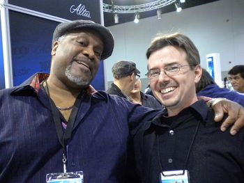 Tony Coleman, BB King's drummer, Winter NAMM 2010
