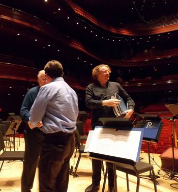 Shaking my hero's hand, Mr. John Williams! 5.4.16 Verizon Hall stage, Philadelphia
