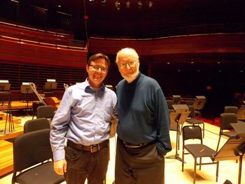 Mr. John Williams! 5.4.16 Verizon Hall stage, Philadelphia
