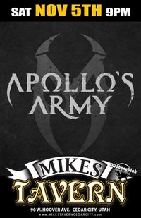 Apollo's Army Live At Mike's Tavern!