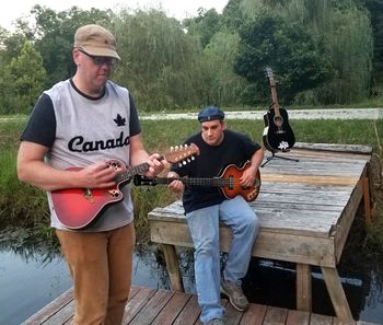 Brian and Randy entertain a captive audience of wildlife - July 2017
