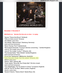 Ain’t no justice worldwide airplay on Jonathan L’s The Lopsided world of L