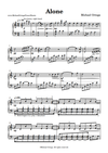 Alone - Michael Ortega (PDF) Download Piano Score