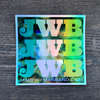 JWB Holographic Square Sticker