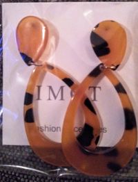 Brown And Black Earrings