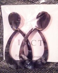 Gray &Black Earrings