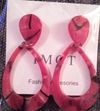 Red & Black Earrings
