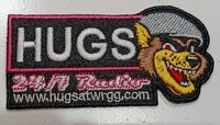 The HUGS 24/7 RADIO Stitched Patch