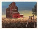 Red Grain Elevator Image - Medium