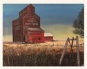 Red Grain Elevator Image - Medium