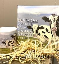 Sassy Cow Canvas Print & Mug Combo # 2