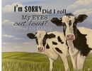 Sassy Cow Canvas Print # 7