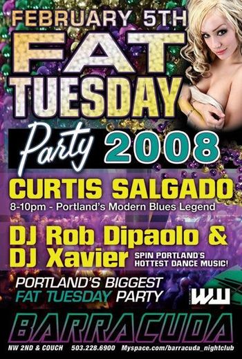 Fat Tuesday Party @Club Barracuda PDX
