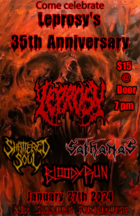 Leprosy 35th Anniversary show! 