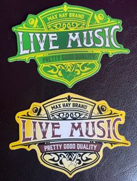 Max Hay Brand Live Music Sticker