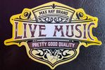 Max Hay Brand Live Music Sticker
