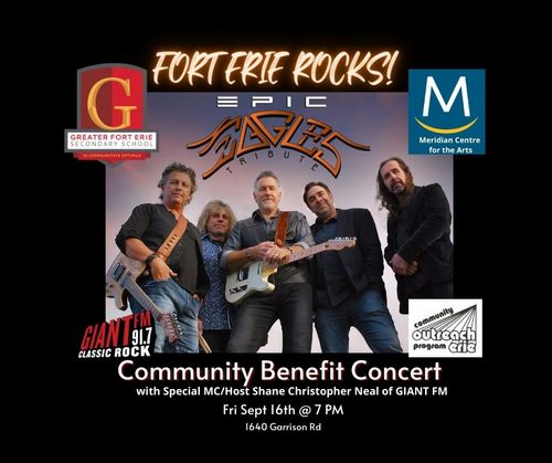 Epic Eagles Tribute,Benefit Concert,GFESS,Meridian,COPE