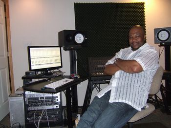 Marcus Williams at The Cave Recording Studios
