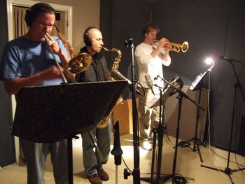 Wes Funderburk-Trombone, Will Scruggs-Sax, Joe Gransden-Trumpet

