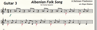 Albanian Folk Song - Guitar 3