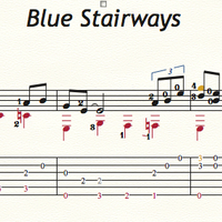 Blue Stairways TAB